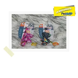 Collar Phyllis, Broche Dorado Rosado Con Placa / Talla S