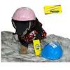 Casco Plastico Para Viajes / Rosado O Azul