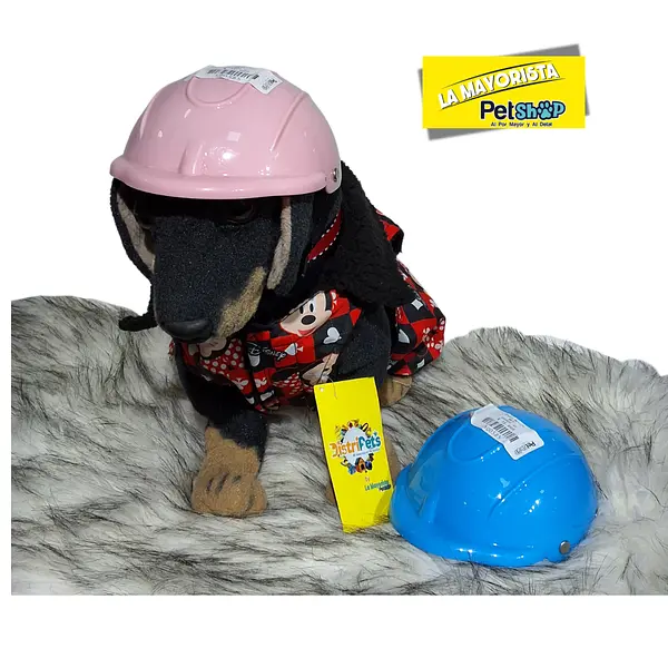 Casco Plastico Para Viajes / Rosado O Azul